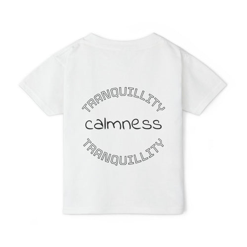 Toddler T-Shirt — Calmness Monkey Graphic (Tranquility Text)