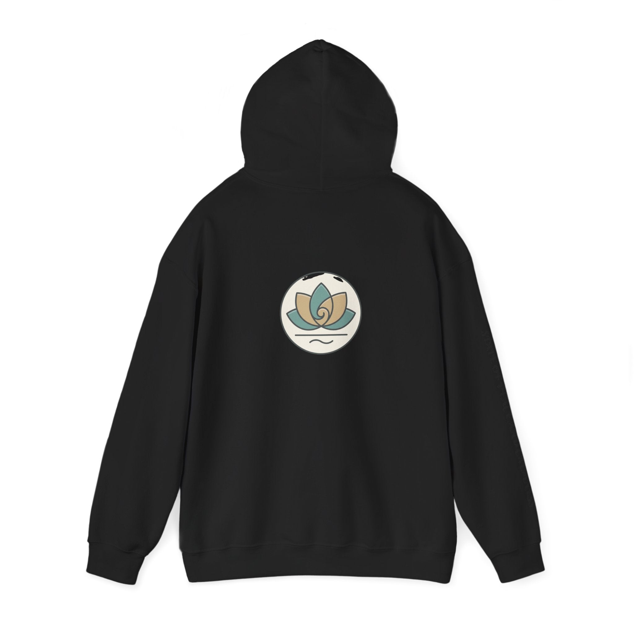 Tranquility Lotus Hoodie — Minimal Zen Meditation Sweatshirt