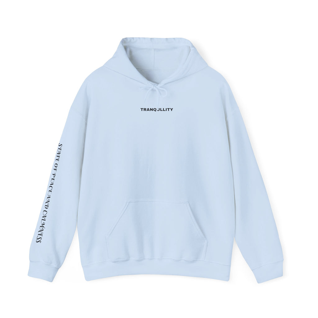 Tranquility Lotus Hoodie — Minimal Zen Meditation Sweatshirt