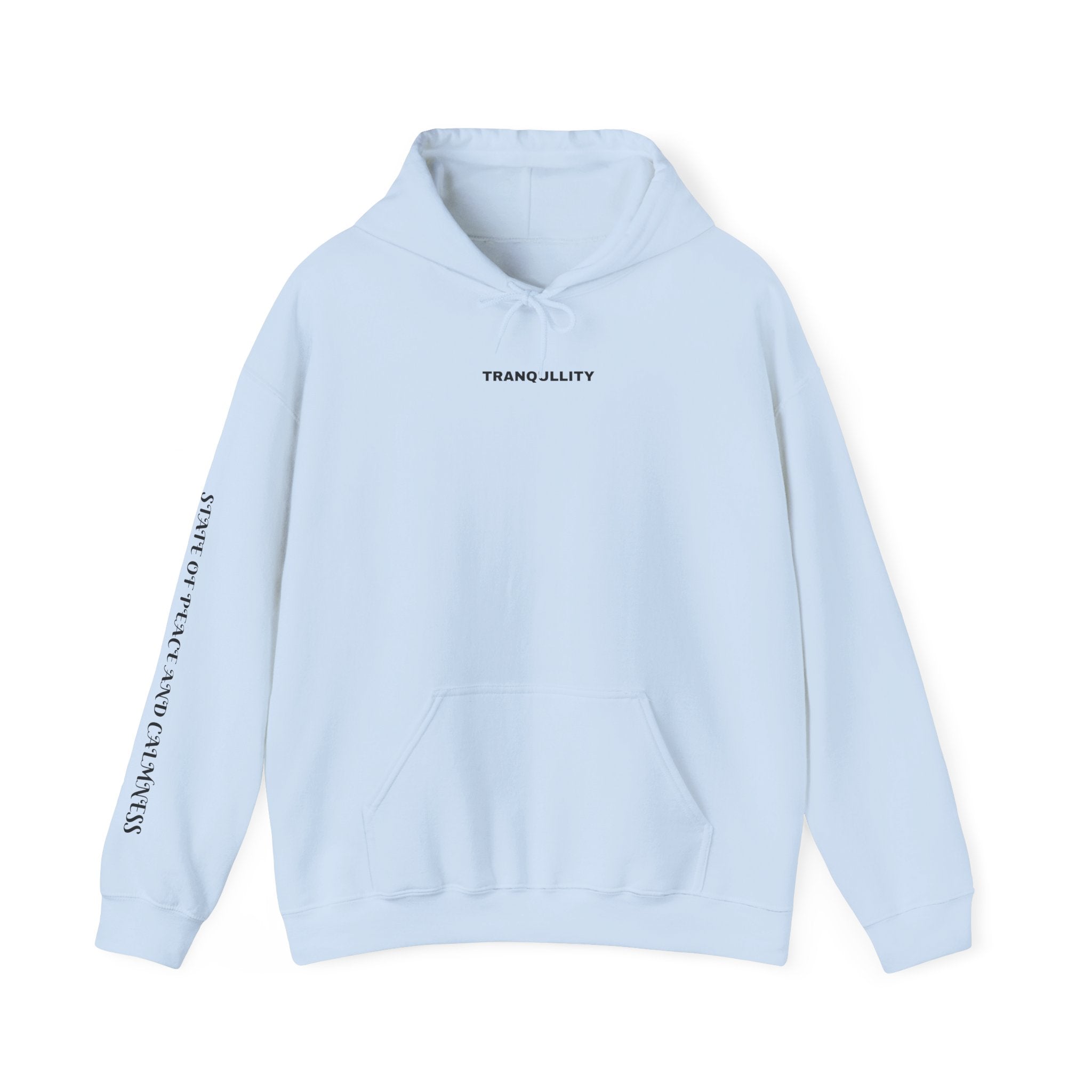 Tranquility Lotus Hoodie — Minimal Zen Meditation Sweatshirt
