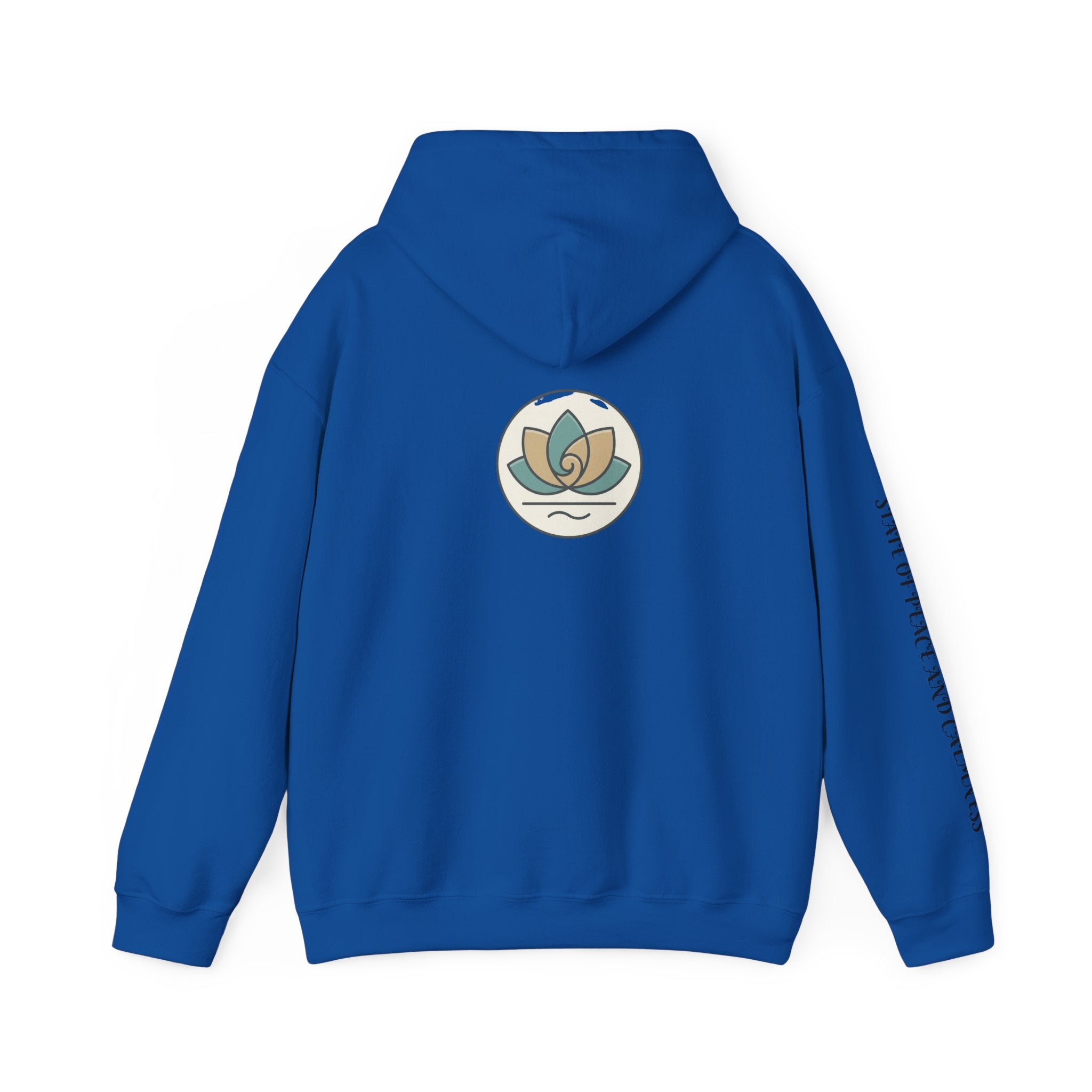 Tranquility Lotus Hoodie — Minimal Zen Meditation Sweatshirt
