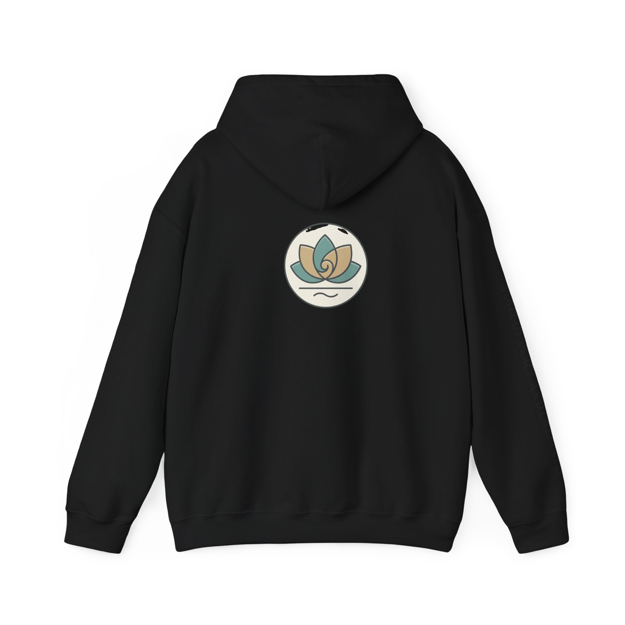 Tranquility Lotus Hoodie — Minimal Zen Meditation Sweatshirt