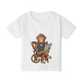 Toddler T-Shirt — Calmness Monkey Graphic (Tranquility Text)