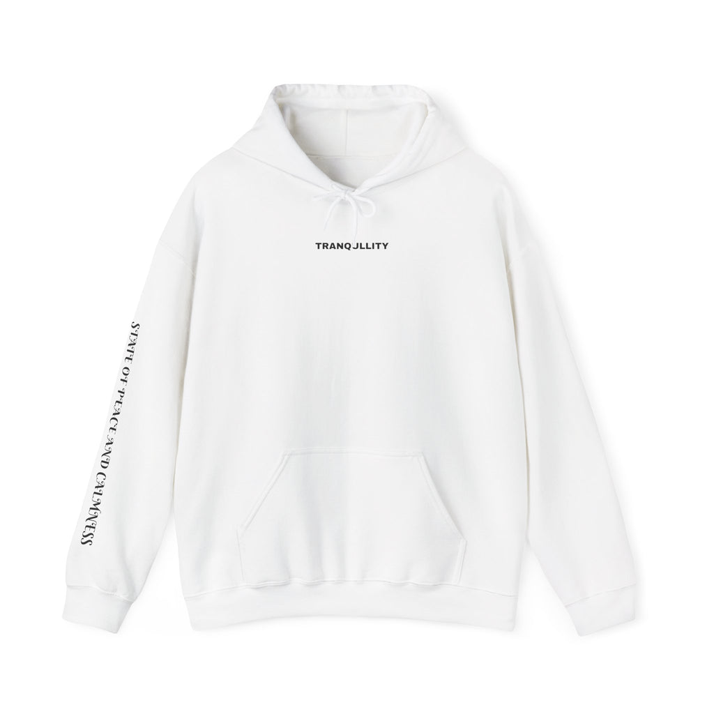 Tranquility Lotus Hoodie — Minimal Zen Meditation Sweatshirt